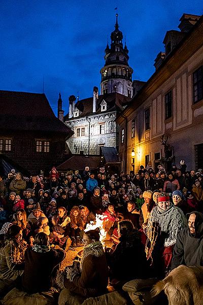 Lebende Krippe in Český Krumlov 23.12.2019