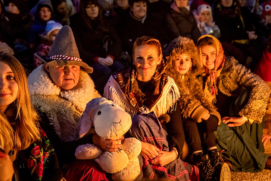 Live Nativity Scene in Český Krumlov 23.12.2019