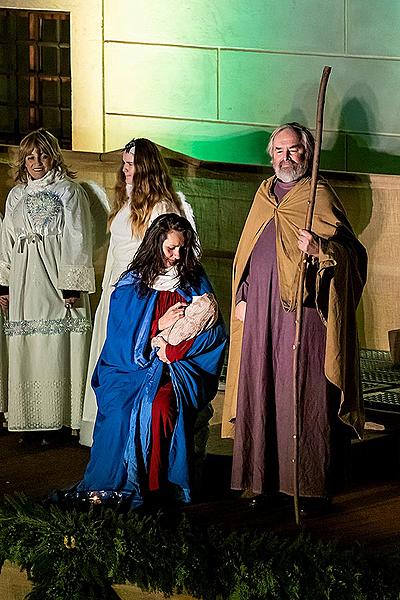 Live Nativity Scene in Český Krumlov 23.12.2019