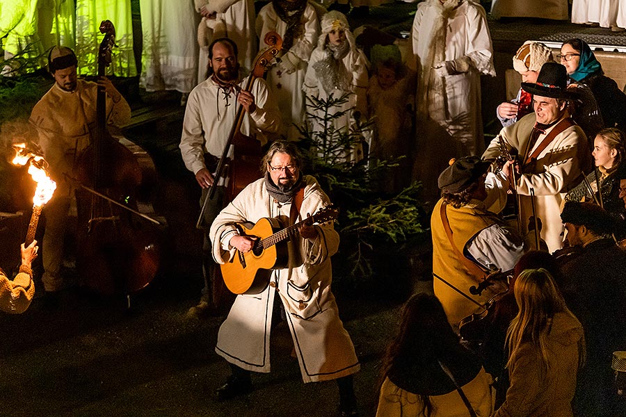 Live Nativity Scene in Český Krumlov 23.12.2019