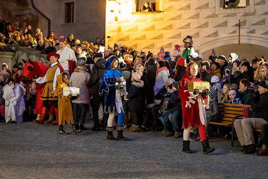 Lebende Krippe in Český Krumlov 23.12.2019