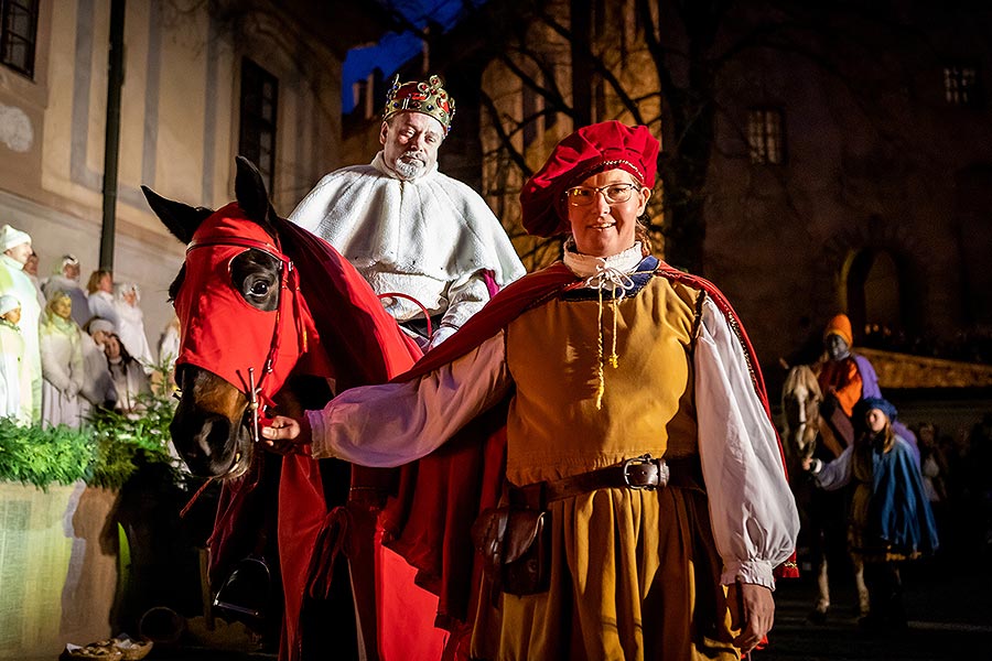 Live Nativity Scene in Český Krumlov 23.12.2019