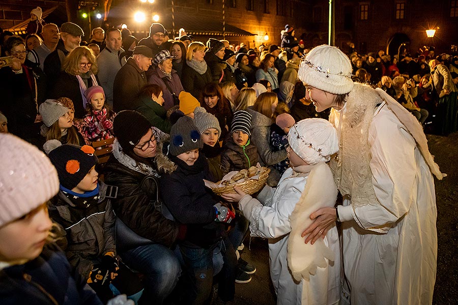 Lebende Krippe in Český Krumlov 23.12.2019