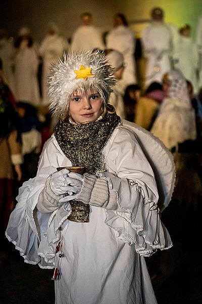 Live Nativity Scene in Český Krumlov 23.12.2019