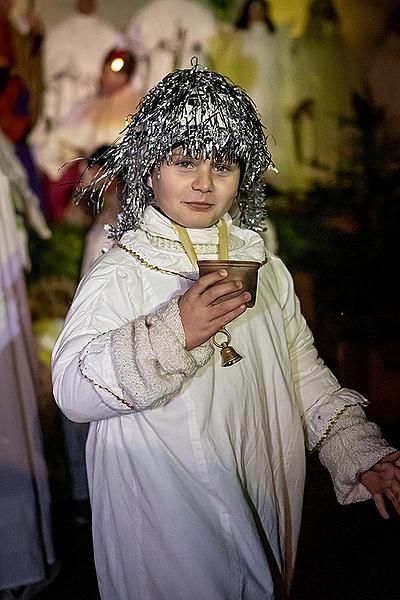 Lebende Krippe in Český Krumlov 23.12.2019