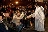 Lebende Krippe in Český Krumlov 23.12.2019, Foto: Lubor Mrázek