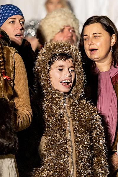 Lebende Krippe in Český Krumlov 23.12.2019