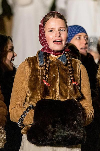 Live Nativity Scene in Český Krumlov 23.12.2019