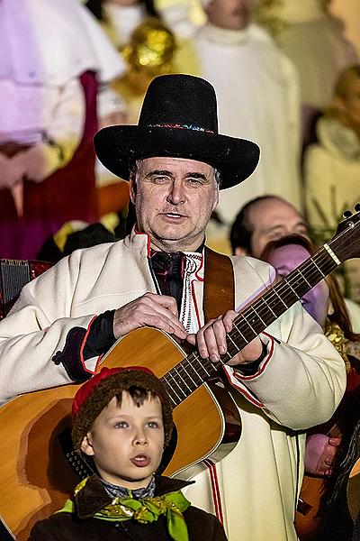 Lebende Krippe in Český Krumlov 23.12.2019