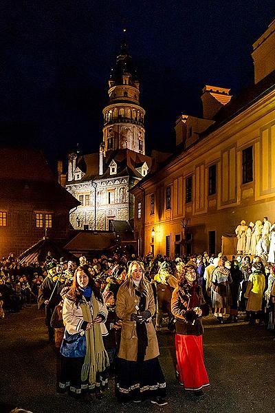 Lebende Krippe in Český Krumlov 23.12.2019