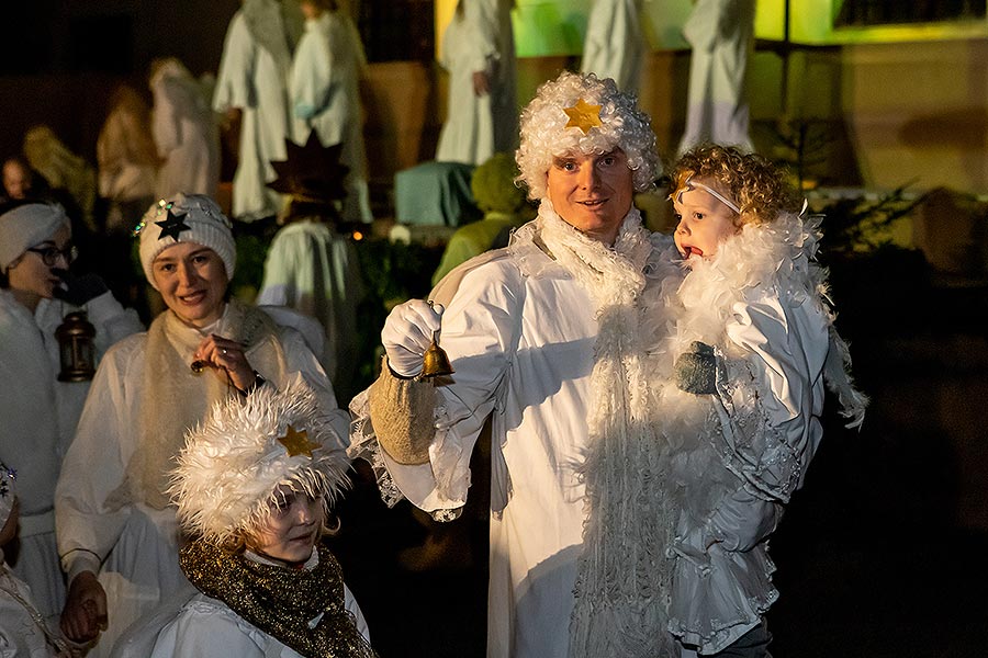 Live Nativity Scene in Český Krumlov 23.12.2019