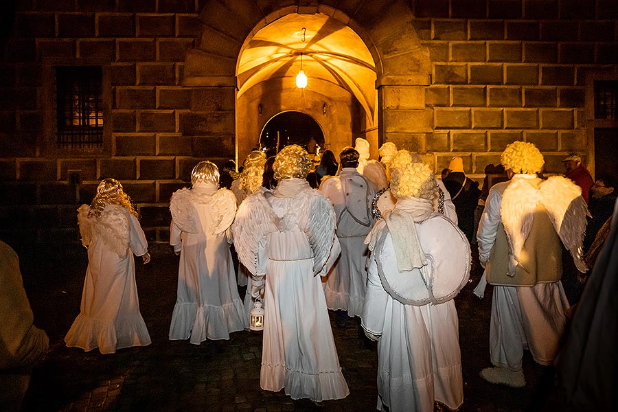 Live Nativity Scene in Český Krumlov 23.12.2019