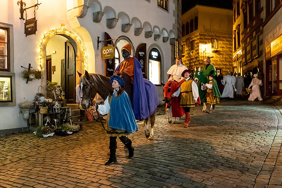 Lebende Krippe in Český Krumlov 23.12.2019