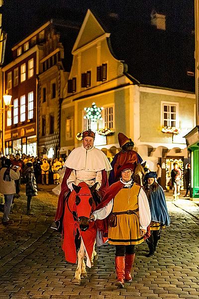 Lebende Krippe in Český Krumlov 23.12.2019