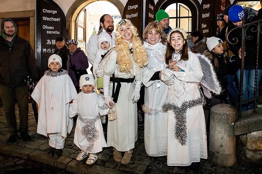 Živý betlém v Českém Krumlově 23.12.2019