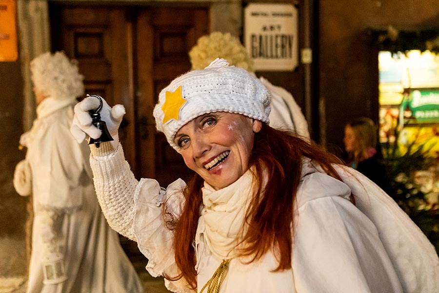 Live Nativity Scene in Český Krumlov 23.12.2019