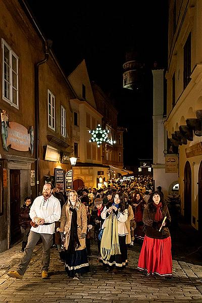 Lebende Krippe in Český Krumlov 23.12.2019