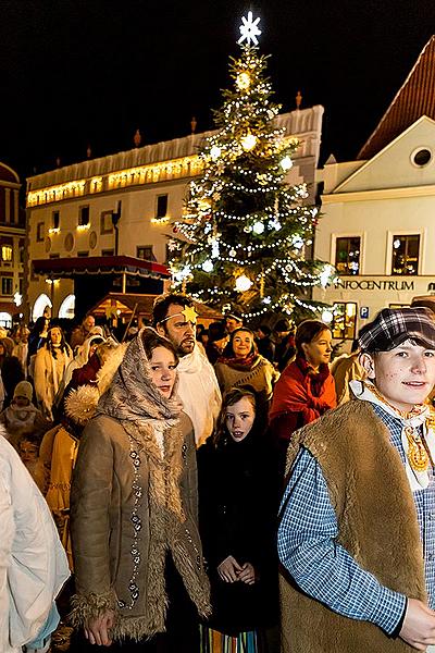 Lebende Krippe in Český Krumlov 23.12.2019