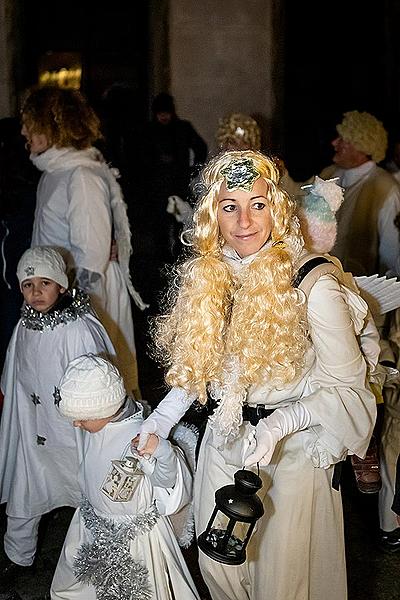 Live Nativity Scene in Český Krumlov 23.12.2019