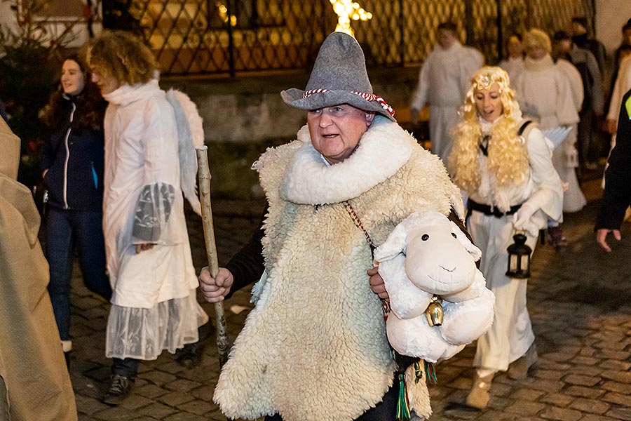 Lebende Krippe in Český Krumlov 23.12.2019