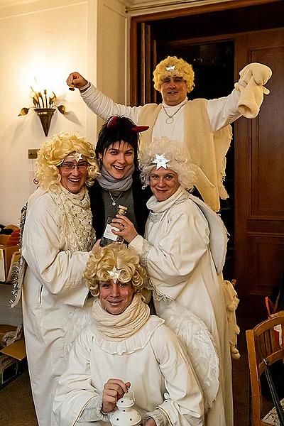 Live Nativity Scene in Český Krumlov 23.12.2019