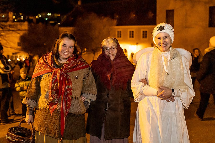 Lebende Krippe in Český Krumlov 23.12.2019