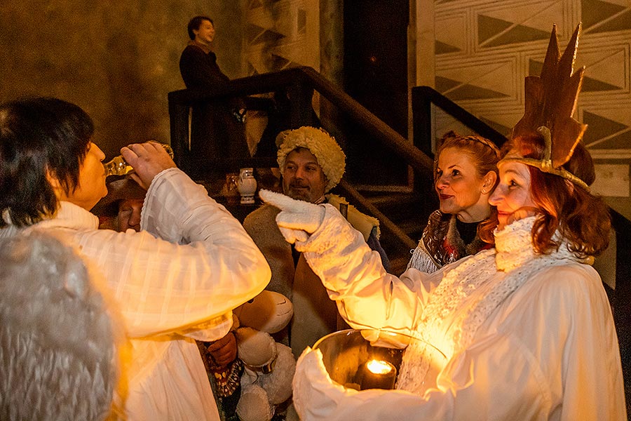 Lebende Krippe in Český Krumlov 23.12.2019