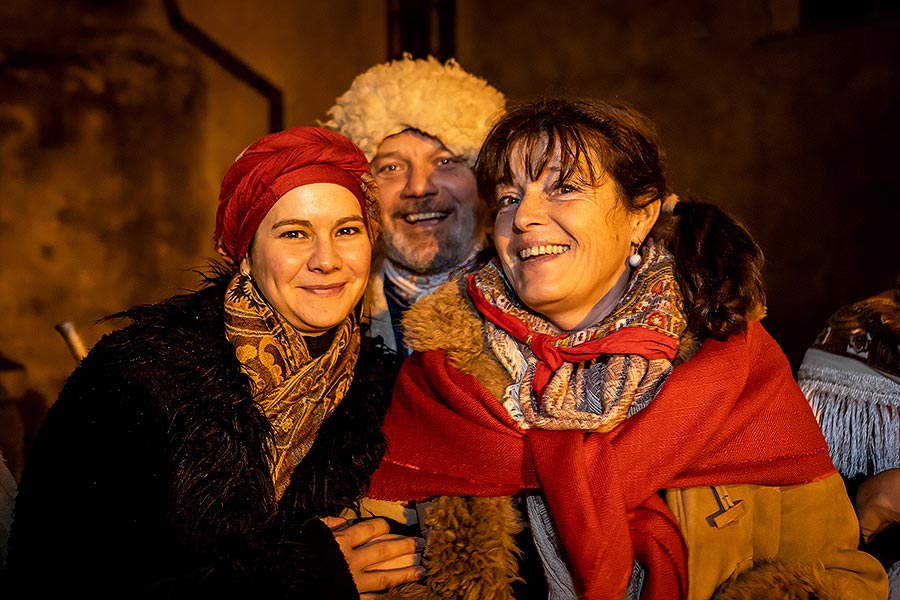 Live Nativity Scene in Český Krumlov 23.12.2019