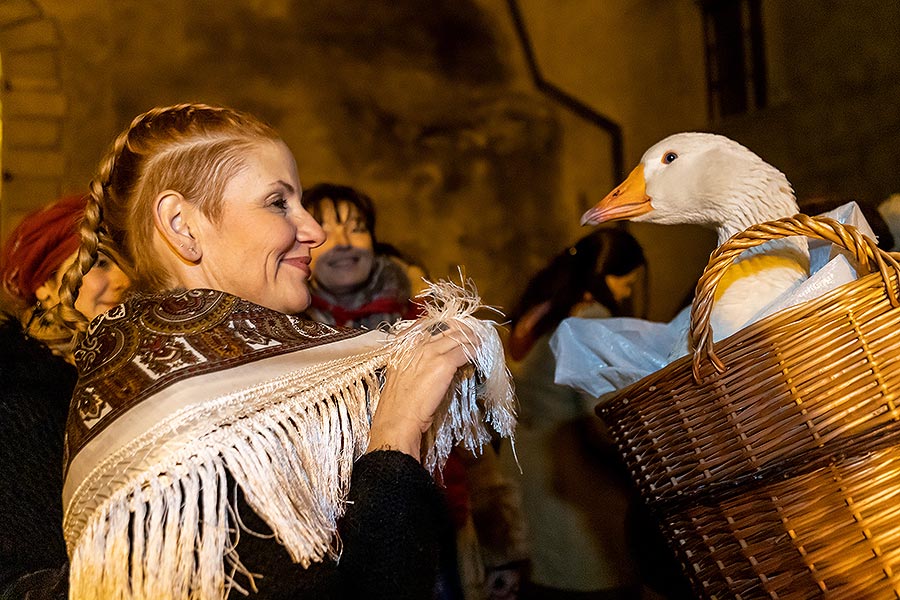 Lebende Krippe in Český Krumlov 23.12.2019