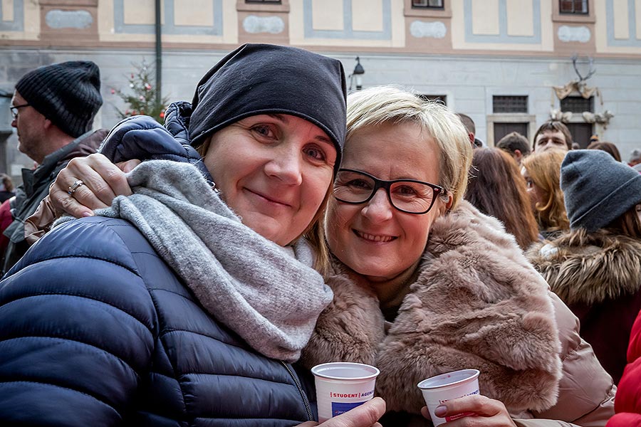 Heiligabend - Bärenweihnachten in Český Krumlov 24.12.2019