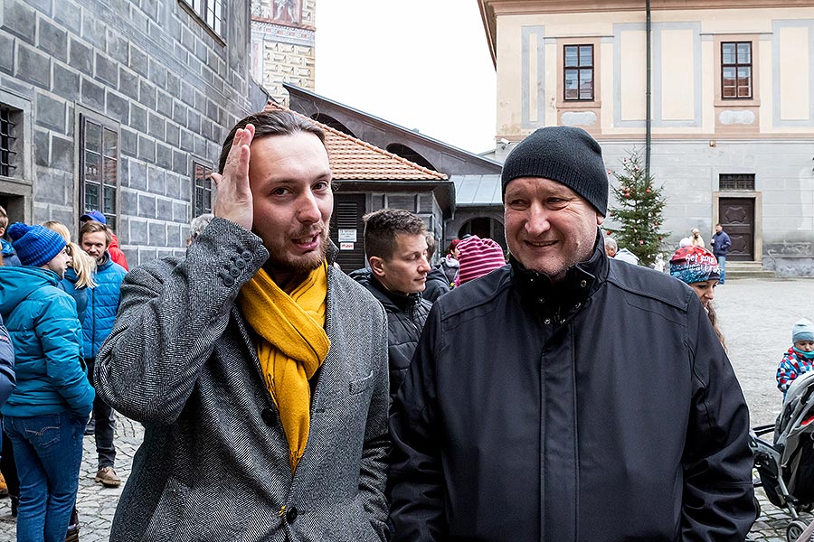 Heiligabend - Bärenweihnachten in Český Krumlov 24.12.2019