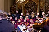 Konzert in der Klosterkirche - Streichorchester Český Krumlov, Krumauer Kammerorchester und Gemischter Sängerchor Perchta - „Hej Mistře!“ Böhmische Hirtenmesse J. J. Rybas in Český Krumlov 26.12.2019, Foto: Lubor Mrázek