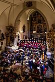 Konzert in der Klosterkirche - Streichorchester Český Krumlov, Krumauer Kammerorchester und Gemischter Sängerchor Perchta - „Hej Mistře!“ Böhmische Hirtenmesse J. J. Rybas in Český Krumlov 26.12.2019, Foto: Lubor Mrázek