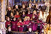 Konzert in der Klosterkirche - Streichorchester Český Krumlov, Krumauer Kammerorchester und Gemischter Sängerchor Perchta - „Hej Mistře!“ Böhmische Hirtenmesse J. J. Rybas in Český Krumlov 26.12.2019, Foto: Lubor Mrázek