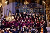 Konzert in der Klosterkirche - Streichorchester Český Krumlov, Krumauer Kammerorchester und Gemischter Sängerchor Perchta - „Hej Mistře!“ Böhmische Hirtenmesse J. J. Rybas in Český Krumlov 26.12.2019, Foto: Lubor Mrázek