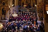 Konzert in der Klosterkirche - Streichorchester Český Krumlov, Krumauer Kammerorchester und Gemischter Sängerchor Perchta - „Hej Mistře!“ Böhmische Hirtenmesse J. J. Rybas in Český Krumlov 26.12.2019, Foto: Lubor Mrázek