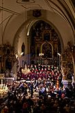 Konzert in der Klosterkirche - Streichorchester Český Krumlov, Krumauer Kammerorchester und Gemischter Sängerchor Perchta - „Hej Mistře!“ Böhmische Hirtenmesse J. J. Rybas in Český Krumlov 26.12.2019, Foto: Lubor Mrázek