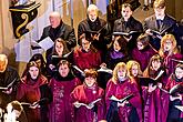 Konzert in der Klosterkirche - Streichorchester Český Krumlov, Krumauer Kammerorchester und Gemischter Sängerchor Perchta - „Hej Mistře!“ Böhmische Hirtenmesse J. J. Rybas in Český Krumlov 26.12.2019, Foto: Lubor Mrázek