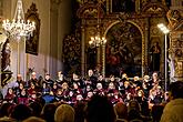 Konzert in der Klosterkirche - Streichorchester Český Krumlov, Krumauer Kammerorchester und Gemischter Sängerchor Perchta - „Hej Mistře!“ Böhmische Hirtenmesse J. J. Rybas in Český Krumlov 26.12.2019, Foto: Lubor Mrázek