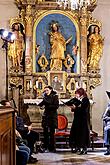 Konzert in der Klosterkirche - Streichorchester Český Krumlov, Krumauer Kammerorchester und Gemischter Sängerchor Perchta - „Hej Mistře!“ Böhmische Hirtenmesse J. J. Rybas in Český Krumlov 26.12.2019, Foto: Lubor Mrázek