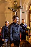 Konzert in der Klosterkirche - Streichorchester Český Krumlov, Krumauer Kammerorchester und Gemischter Sängerchor Perchta - „Hej Mistře!“ Böhmische Hirtenmesse J. J. Rybas in Český Krumlov 26.12.2019, Foto: Lubor Mrázek