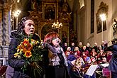 Konzert in der Klosterkirche - Streichorchester Český Krumlov, Krumauer Kammerorchester und Gemischter Sängerchor Perchta - „Hej Mistře!“ Böhmische Hirtenmesse J. J. Rybas in Český Krumlov 26.12.2019, Foto: Lubor Mrázek