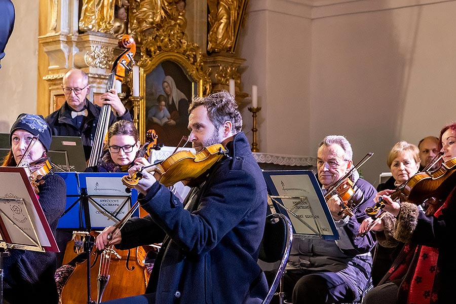 Concert at the Monastery Church - Český Krumlov String Orchestra, Krumlov Chamber Orchestra and Mixed Singing Choir Perchta – “Hej Mistře!” – Bohemian Christmas Mass by J. J. Ryba in Český Krumlov 26.12.2019