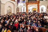 Konzert in der Klosterkirche - Streichorchester Český Krumlov, Krumauer Kammerorchester und Gemischter Sängerchor Perchta - „Hej Mistře!“ Böhmische Hirtenmesse J. J. Rybas in Český Krumlov 26.12.2019, Foto: Lubor Mrázek