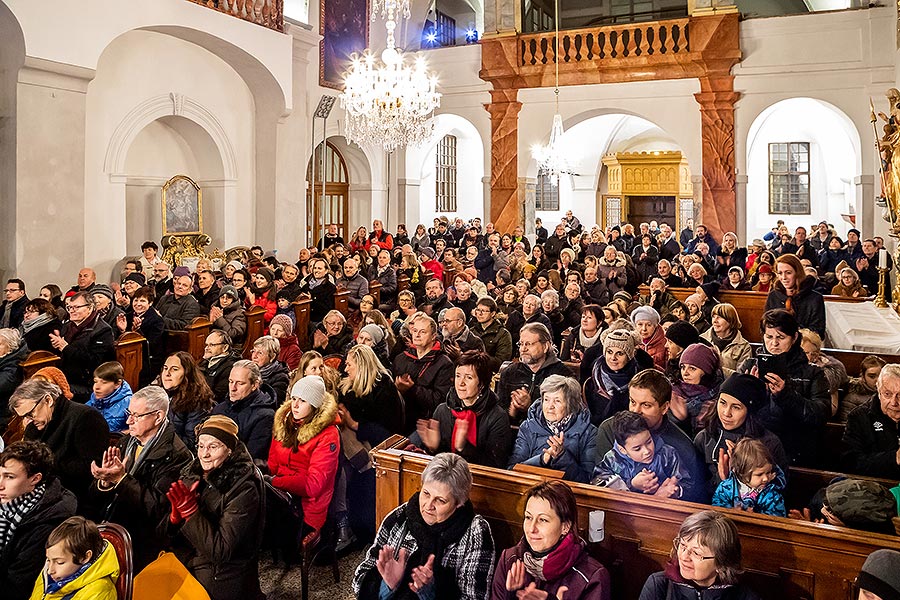 Concert at the Monastery Church - Český Krumlov String Orchestra, Krumlov Chamber Orchestra and Mixed Singing Choir Perchta – “Hej Mistře!” – Bohemian Christmas Mass by J. J. Ryba in Český Krumlov 26.12.2019