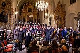 Konzert in der Klosterkirche - Streichorchester Český Krumlov, Krumauer Kammerorchester und Gemischter Sängerchor Perchta - „Hej Mistře!“ Böhmische Hirtenmesse J. J. Rybas in Český Krumlov 26.12.2019, Foto: Lubor Mrázek