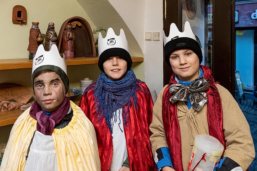 Tři králové v Českém Krumlově 6.1.2020