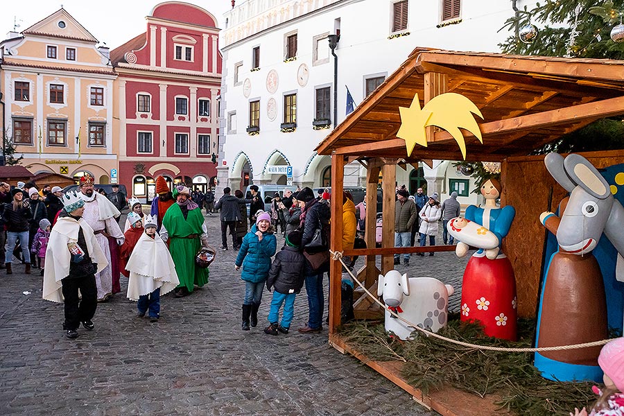 Tři králové v Českém Krumlově 6.1.2020
