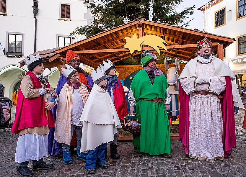 Tři králové v Českém Krumlově 6.1.2020