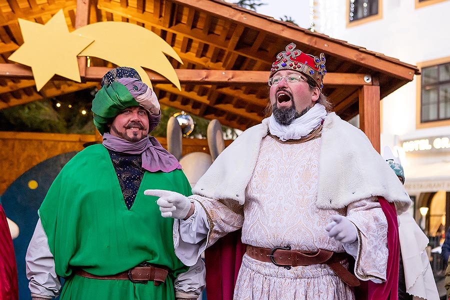 Tři králové v Českém Krumlově 6.1.2020